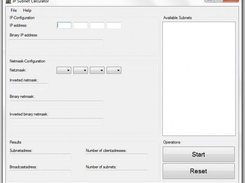 Running IP Subnet Calculator under Windows 7