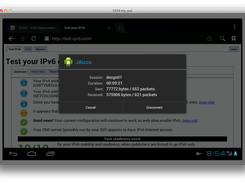 JAiccu provides IPv6 connectivity over SixXS tunnels to Android devices
