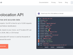 ipwhois.io Screenshot 1