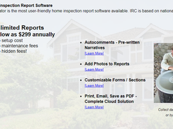 IRC Home Inspection Software Screenshot 1