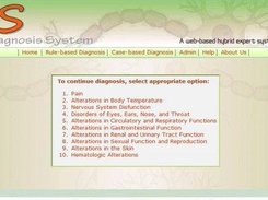 beginning of rule-based diagnosis