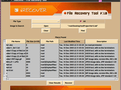 iRecover - File Recovery Tool Screenshot 1