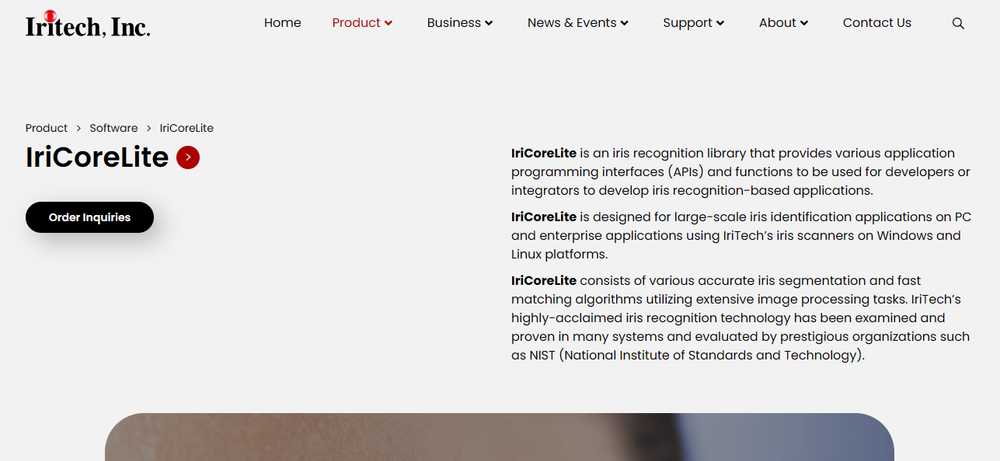 IriCoreLite Screenshot 1