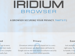 Iridium Browser Screenshot 1