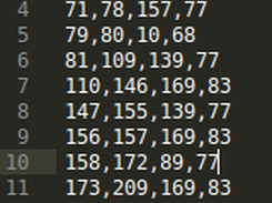 Example of output