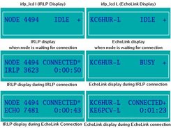 irlp-lcd IRLP and EchoLink Collage (2-line display)