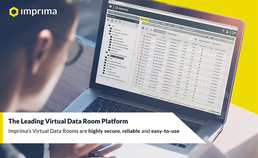 Imprima Virtual Data Room Screenshot 1