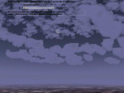 night time; two cloud layers
