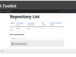 Creating custom Search-Term-Recommendation and Author Centrality Networks