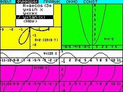 iS-DOS Graph with 4 graph windows