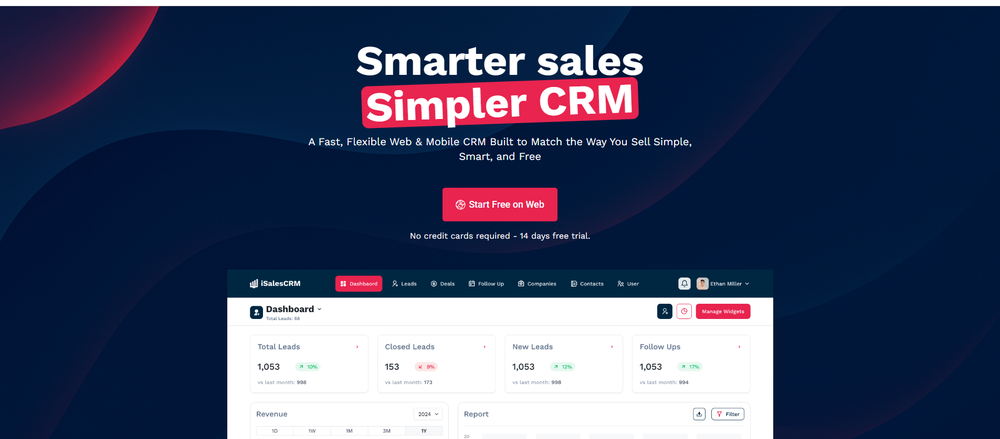 iSales CRM Screenshot 1