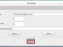 iSCSISim Screen Shot