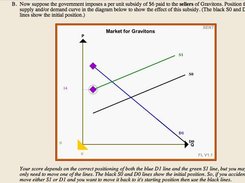 Exercise with diagram correctly configured by student.