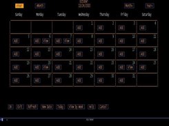 Calendar Display