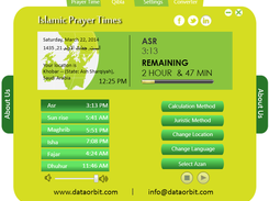 Prayer time software