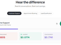 Real AI conversations. Real cost savings.