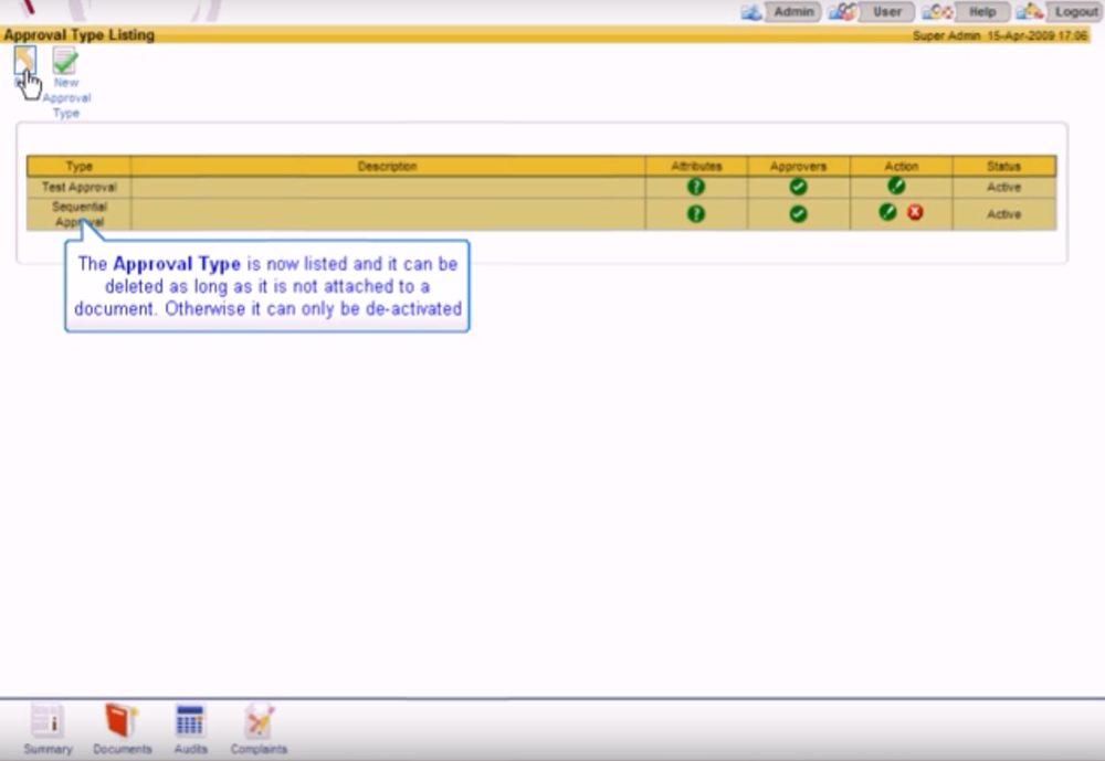 isoTrackerDocumentControl-ApprovalTypeListing