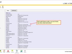 Document Control - Audit History