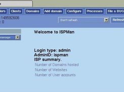 Login to Web-Frontend (ISPMan offers shell-tools, too)