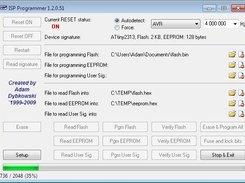Main application window