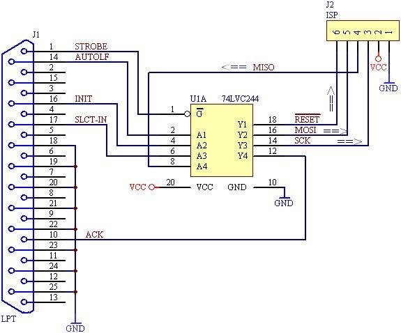 spi serial flash programmer schematic diagrams