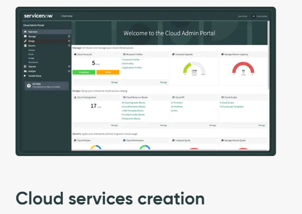ServiceNow Cloud Accelerate Screenshot 1