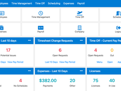 ITCS-WebClock Dashboard