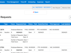 ITCS-WebClock Time Off / PTO