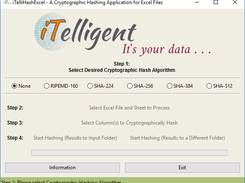 iTelliHashExcel GUI