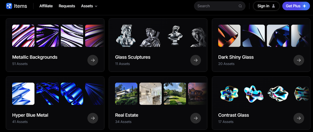 Items Screenshot 1