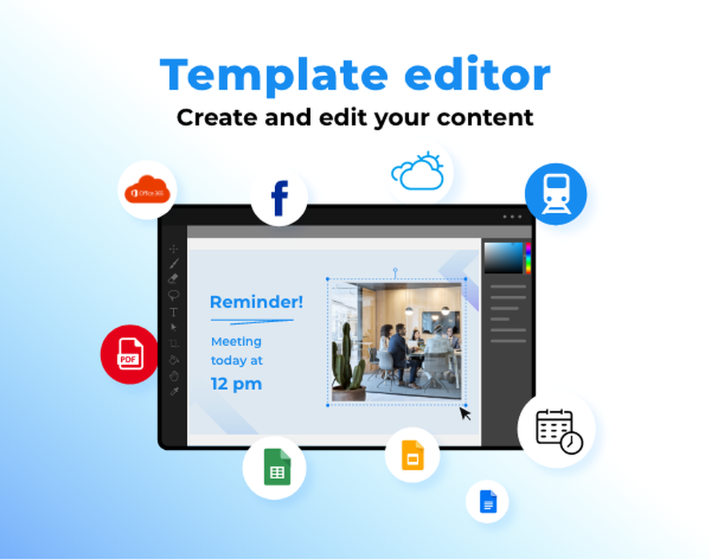 Template editor