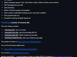 iTextSharp Screenshot 1