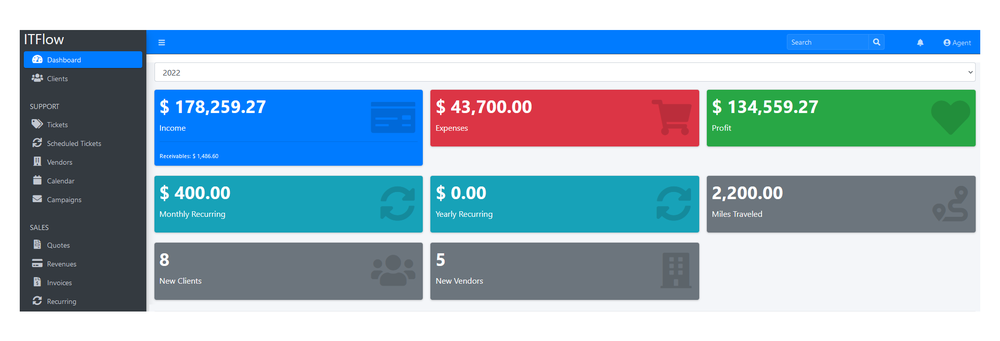 ITFlow Screenshot 1