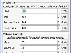 iTouchControl plugin configuration window