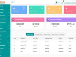 iTours Dashboard