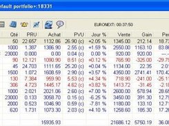 Matrix view displaying live data - iTrade 0.4/Coca