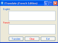 Translator (English to French)