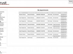 Viewing a Physician's Appointment Calendar