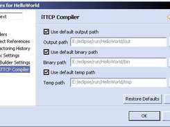 TTCN-3 project properties