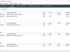 Ivan's Accounting Tools Screenshot 2