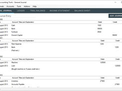 Ivan's Accounting Tools Screenshot 1