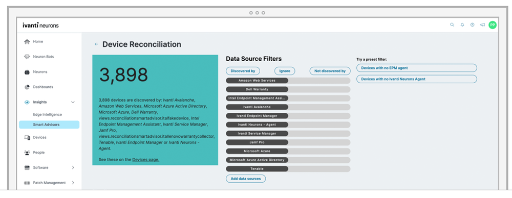 Ivanti Neurons for Discovery Screenshot 1