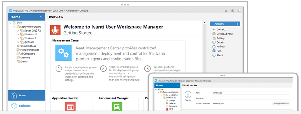 Ivanti User Workspace Manager Screenshot 1
