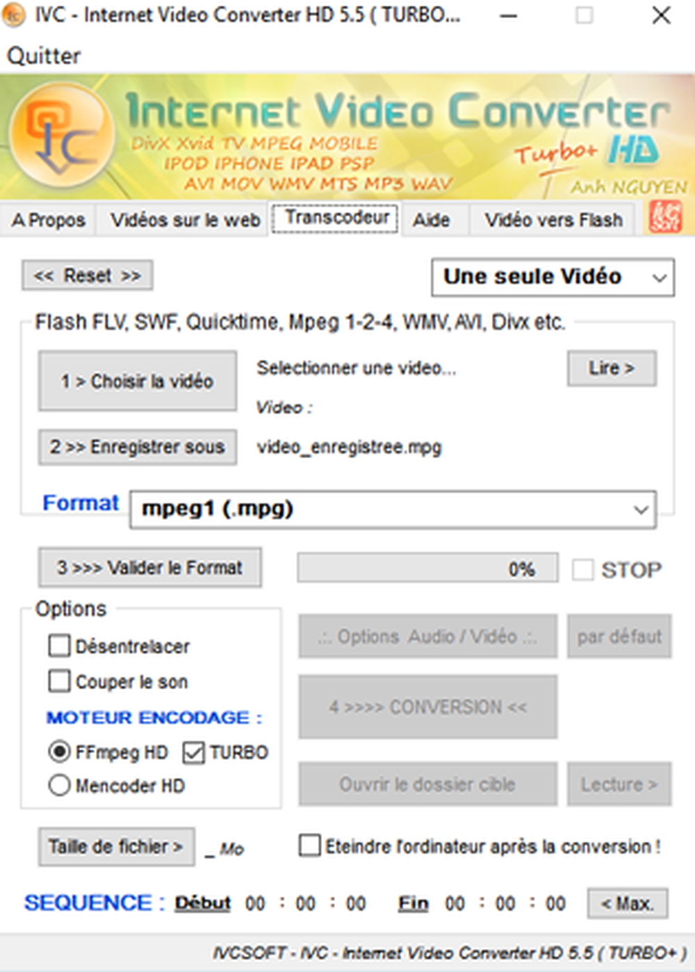 IVC - Internet Video Converter Screenshot 1