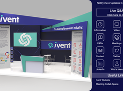 Booths that stand out. Our virtual stands allow you to host any designs that you want. Whether you want to represent your brand with a virtual stand or simply use a hero image, the choice is yours. You can also change functionality and colours on your booth to match your brand more closely. 