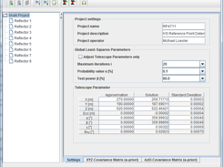 General Settings and Global Parameters