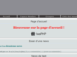 IwaPHP Screenshot 1