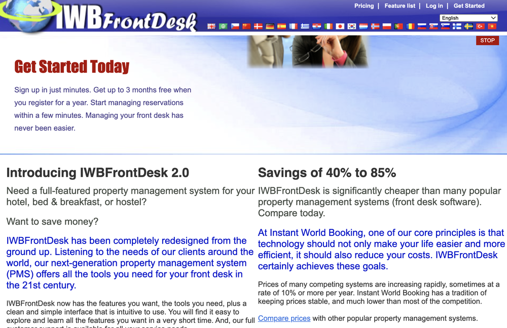 IWBFrontDesk Screenshot 1