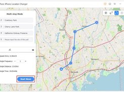 iWhere iPhone Location Changer Screenshot 2