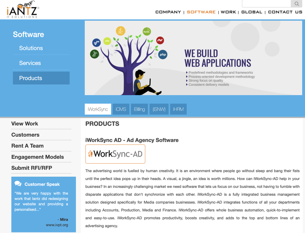 iWorkSync Ad Screenshot 1